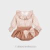 Conjunto pololo 2 piezas LAZADA VICHY rosa viejo