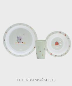 SET VAJILLA 3 PIEZAS modelo granja