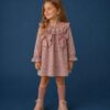 Vestido infantíl manga larga modelo VENECIA