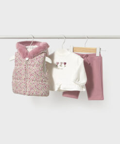 Chandal con chaleco 3 piezas Mayoral CORAZONES