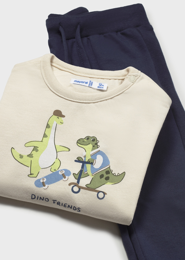 Conjunto chaleco Mayoral DINO PATINETE verde - Imagen 5