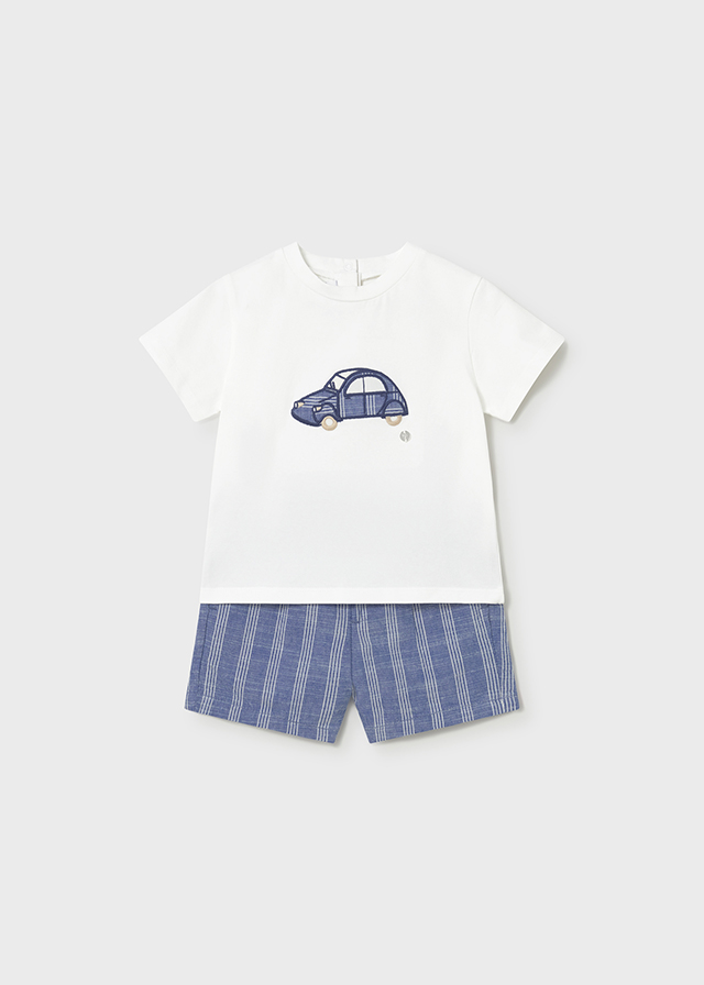 Conjunto bermuda lino Mayoral CARS - Imagen 3