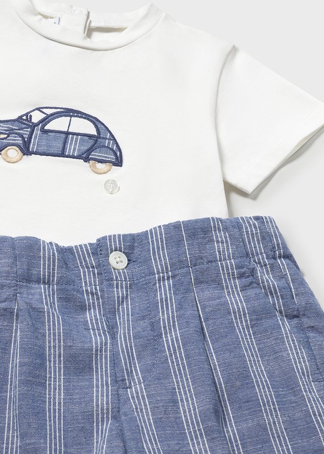 Conjunto bermuda lino Mayoral CARS - Imagen 5