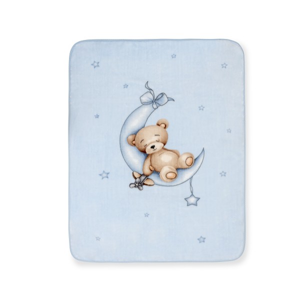 Manta cuna Interbaby OSO LUNA ESTRELLAS - Imagen 6