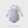 Conjunto ranita peto PANA celeste con camisa