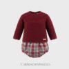 Conjunto suéter lana pololo ESCOCÉS